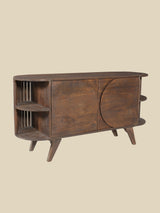 Sierra Two Door Wooden Sideboard - Dark Wood