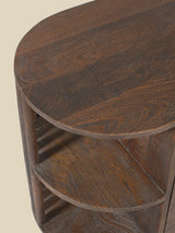 Sierra Two Door Wooden Sideboard - Dark Wood