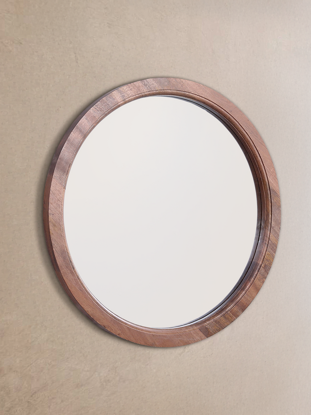 Mira Mango Wood Wall Mirror