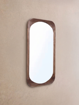 Cove Mango Wood Mirror - Warm Wood
