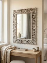 Naaz Carved Wooden Mirror