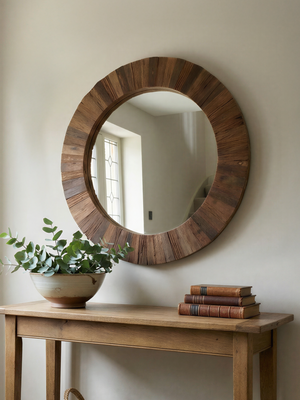 Zavi Reclaimed Wood Mirror - Large