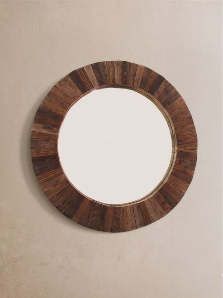 Zavi Reclaimed Wood Mirror - Large