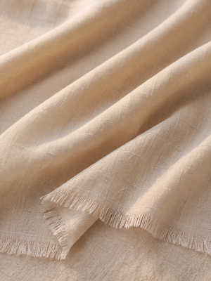 Chaukor Cashmere Wool Scarf - Oat