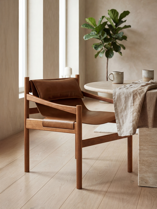 Ryan Acacia Wood Armchair