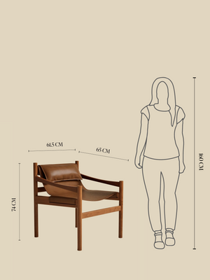 Ryan Acacia Wood Armchair
