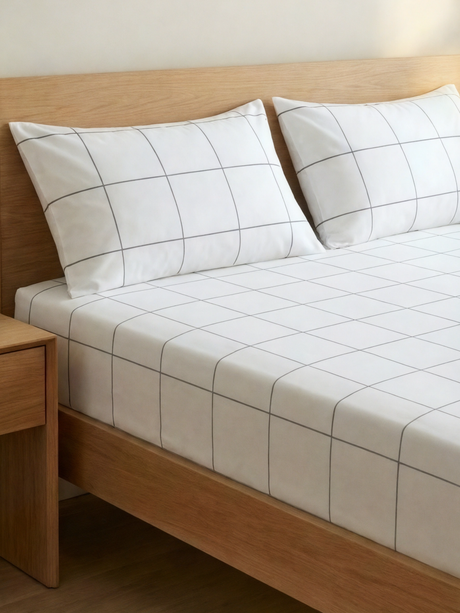 Ryan Organic Fitted Sheet Set
