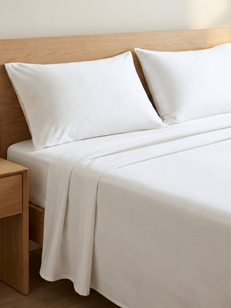 Elio Organic Cotton Flat Sheet Set