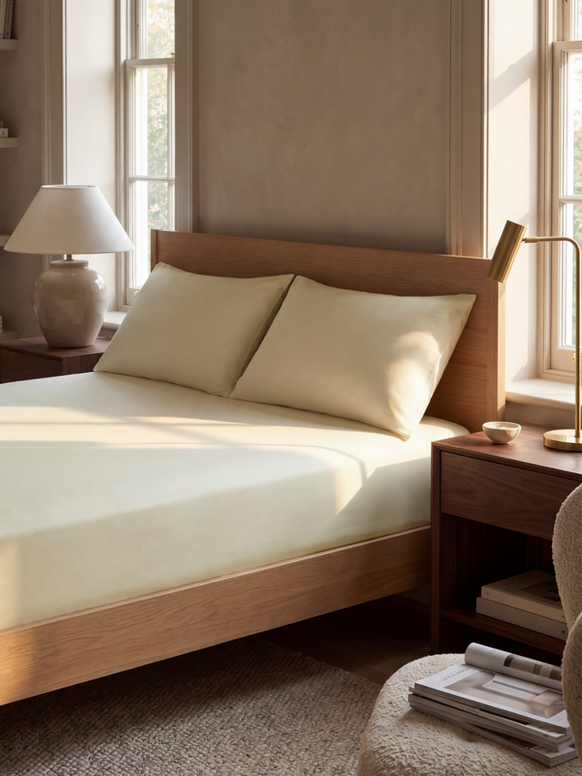Niel Organic Cotton Fitted Sheet Set