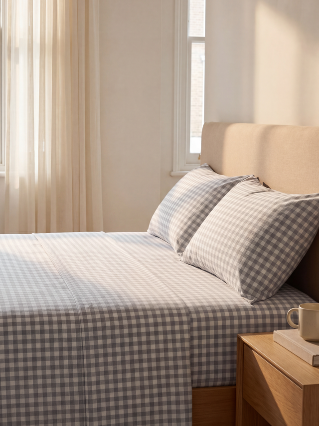 Kaia Organic Cotton Flat Sheet Set