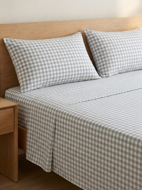Kaia Organic Cotton Flat Sheet Set