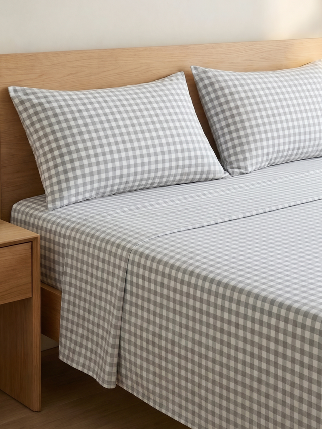 Kaia Organic Cotton Flat Sheet Set