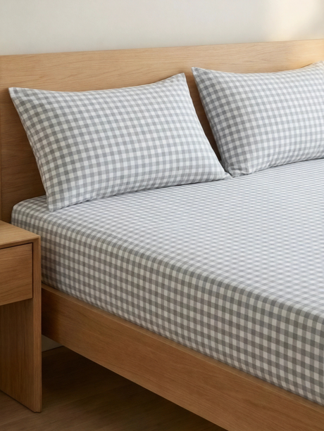 Kaia Organic Cotton Fitted Sheet Set