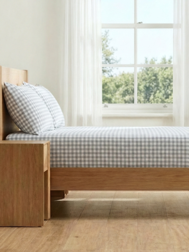 Kaia Organic Cotton Fitted Sheet Set
