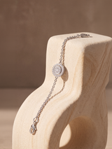 Orla Lab Diamond Circle Bracelet - Sterling Silver