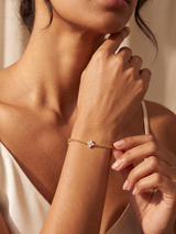 Aurelie Lab Diamond Bracelet - Yellow Gold Vermeil