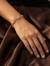 Aurelie Lab Diamond Bracelet - Yellow Gold Vermeil