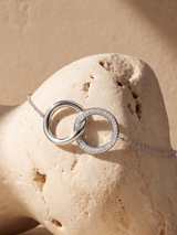 Sela Lab Diamond Loop Bracelet - Sterling Silver