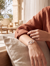 Sela Lab Diamond Loop Bracelet - Sterling Silver