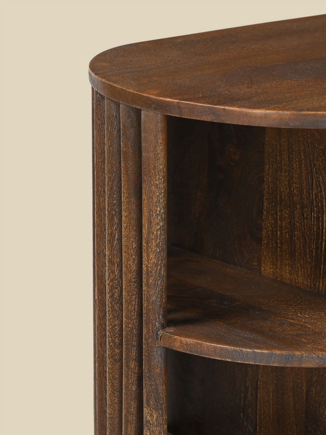 Sierra Two Door Wooden Cabinet - Brown
