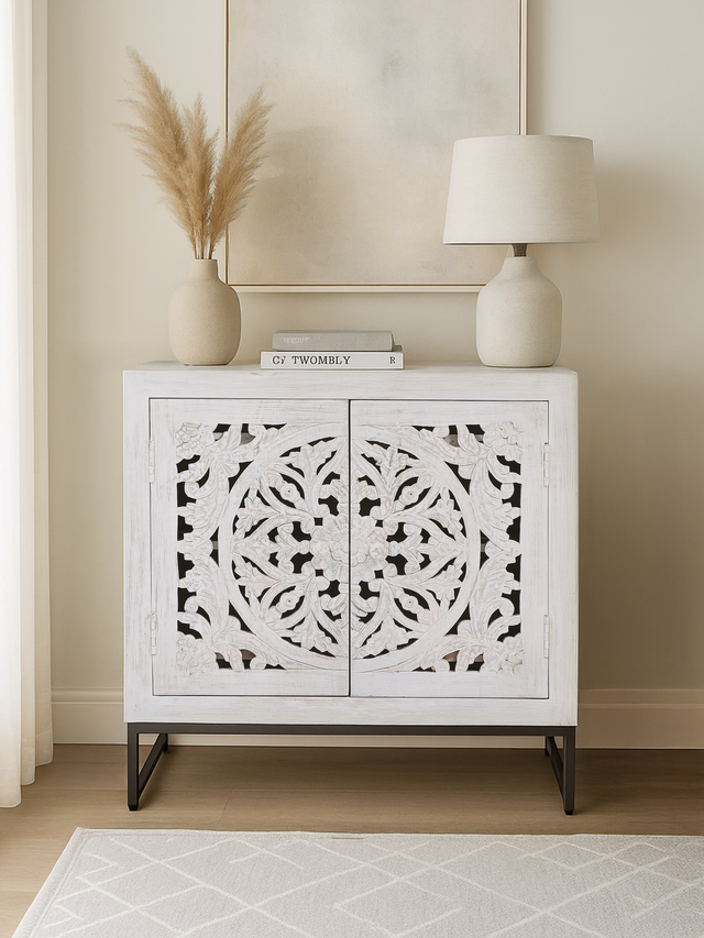 Solana Two Door Wooden Cabinet