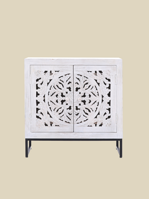Solana Two Door Wooden Cabinet