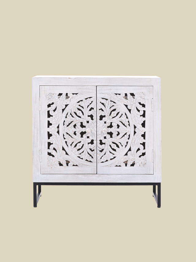 Solana Two Door Wooden Cabinet