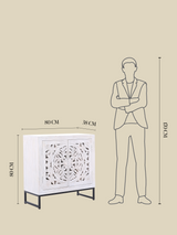 Solana Two Door Wooden Cabinet