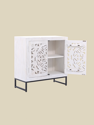 Solana Two Door Wooden Cabinet