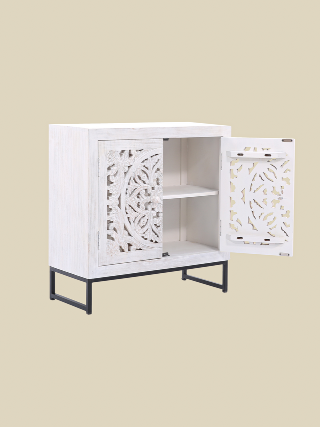 Solana Two Door Wooden Cabinet