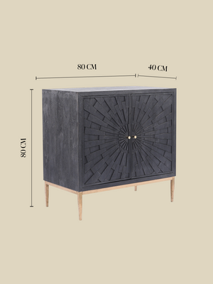 Verve Two Door Wooden Cabinet