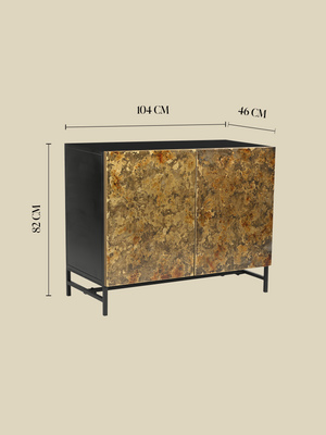 Nova Two-Door Iron Cabinet