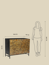 Nova Two-Door Iron Cabinet