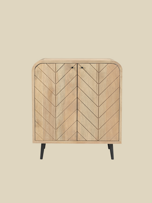 Cayman Two Door Wooden Cabinet