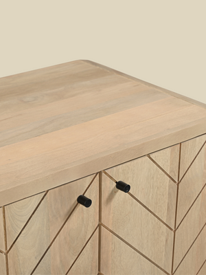 Cayman Two Door Wooden Cabinet
