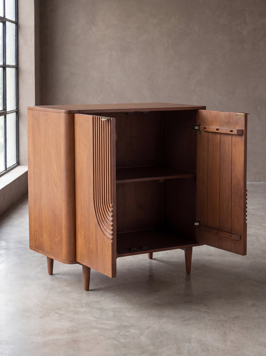 Two Doors, Sculpted Storage