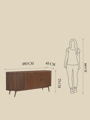 Abaca Mango Wood Sideboard