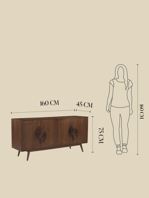 Marek Mango Wood Sideboard