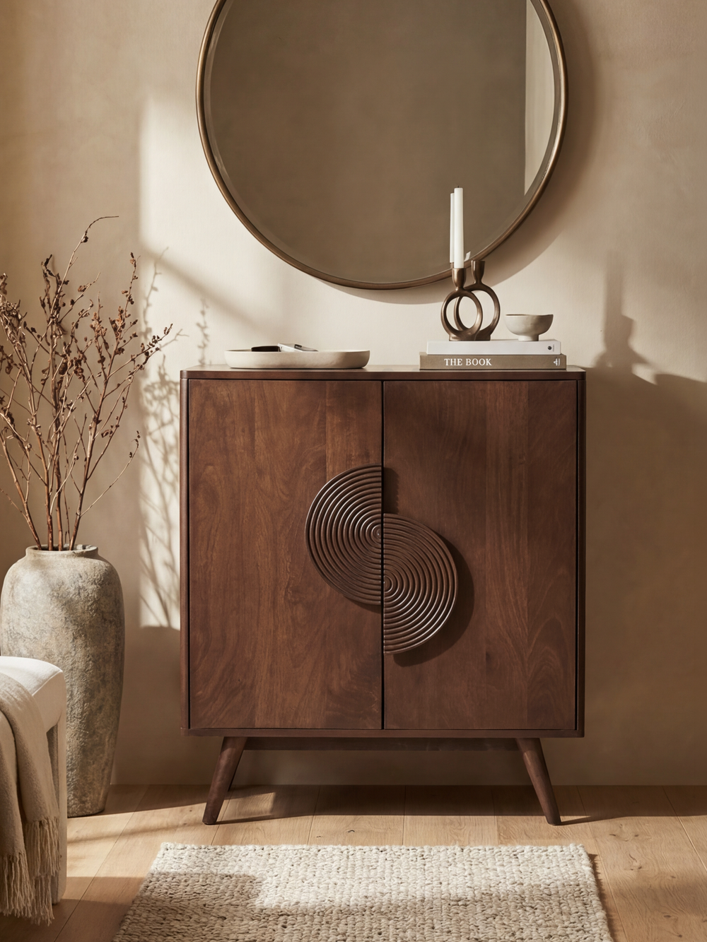Marek Mango Wood Two Door Cabinet