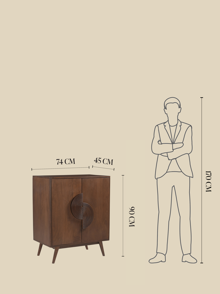 Marek Mango Wood Two Door Cabinet