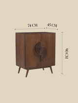 Marek Mango Wood Two Door Cabinet