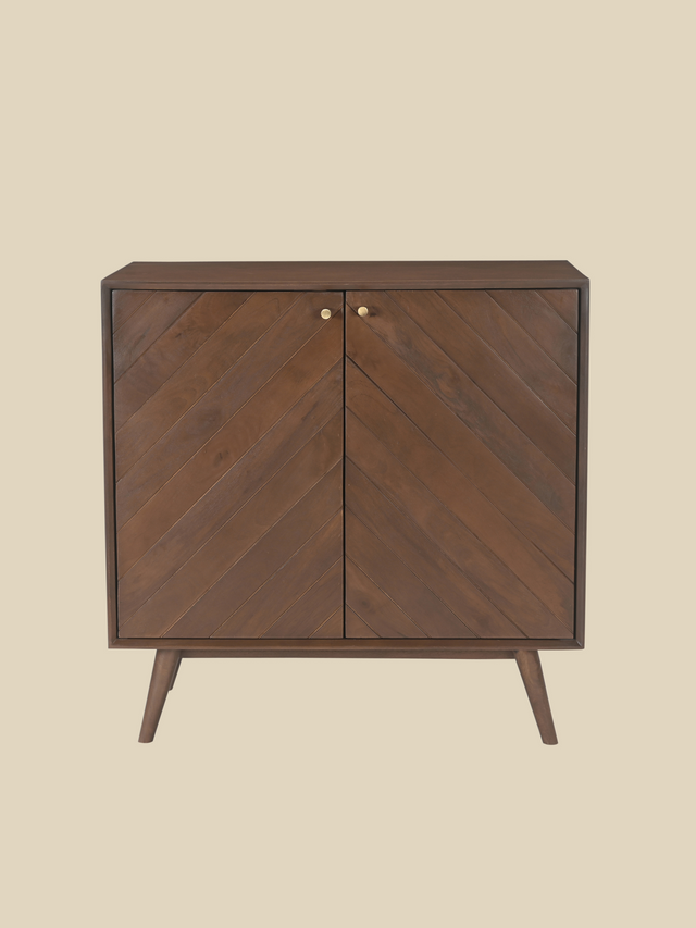 Carrie Mango Wood Two Door Cabinet