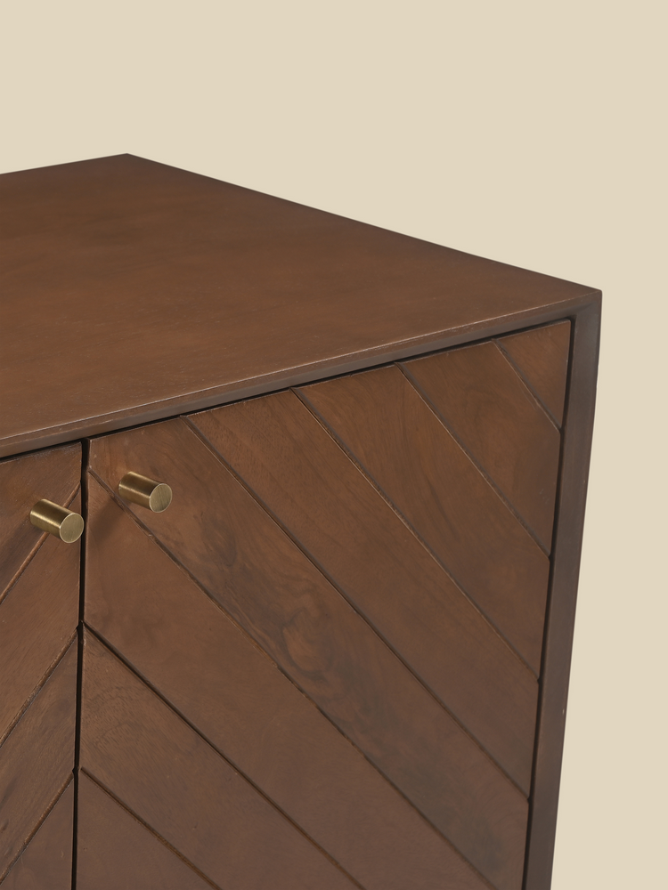 Carrie Mango Wood Two Door Cabinet