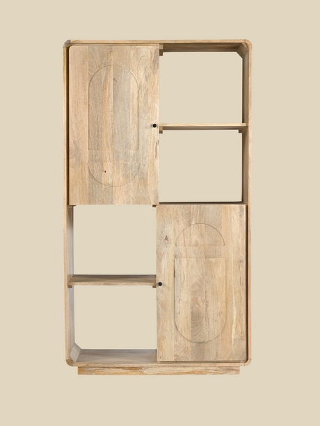 Luce Mango Wood Two Door Cabinet