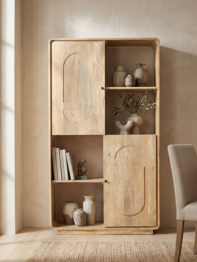 Luce Mango Wood Two Door Cabinet