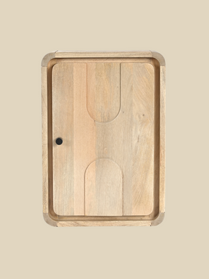 Luce Mango Wood One Door Cabinet