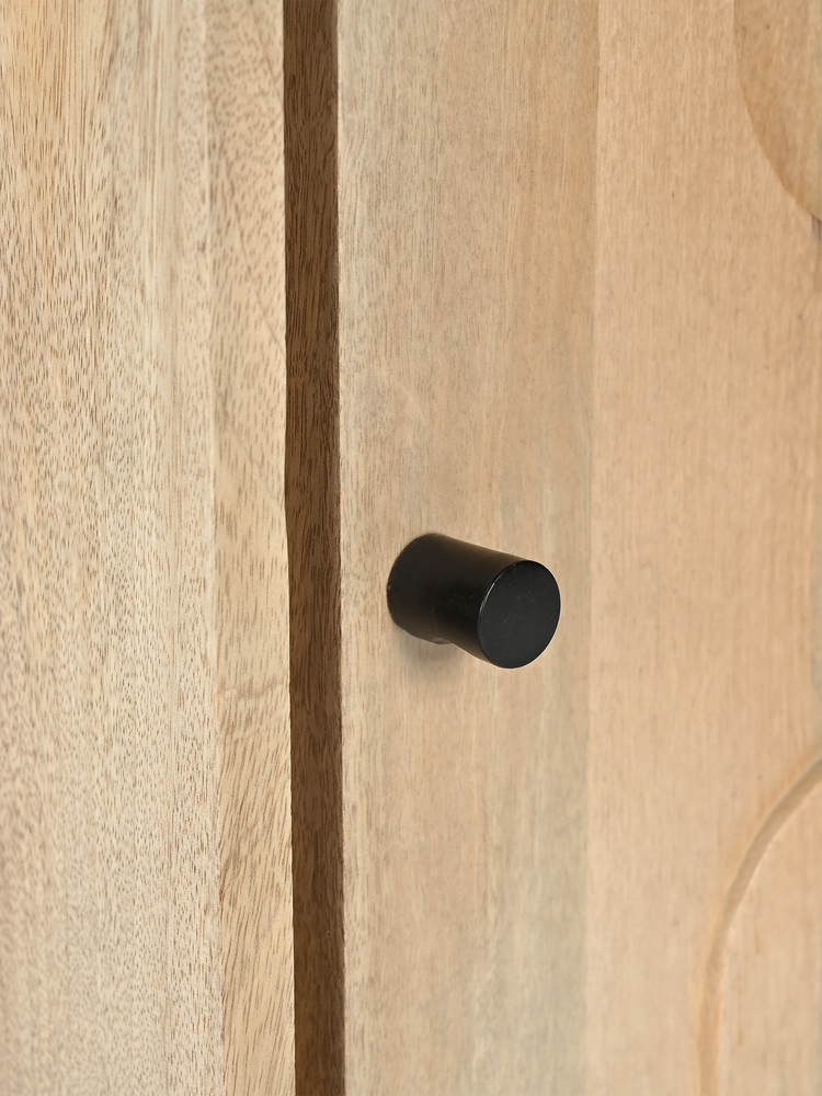 Luce Mango Wood One Door Cabinet
