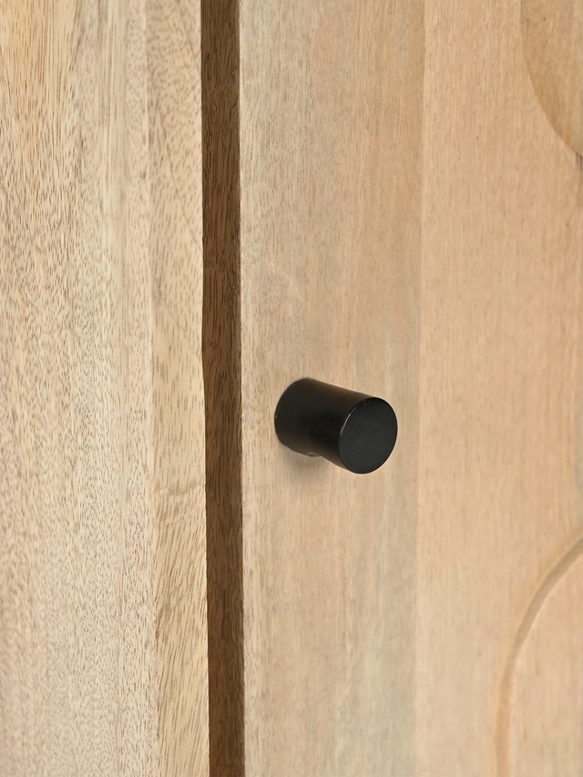 Luce Mango Wood One Door Cabinet