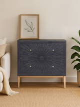 Amara Two Drawer Wooden Chest