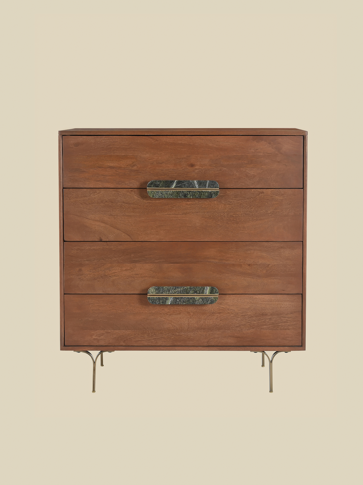 Menlo Four Drawer Wooden Chest